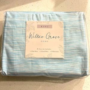 Willow grove king bed sheet set